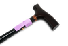 Image of Walking Cane Clip by ClipsOnIt - Lilac - Colored Walking Stick Holder Attaches to Almost All Canes - Keep Your Cane Upright & Accessible - Clip to a Belt, Pocket, or Purse Strap & Keep Your Hands Free!